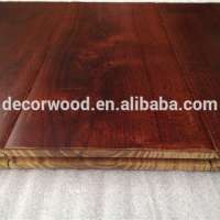 Chinese teak/Tropical teak/Robina smooth solid wood flooring mahogany color