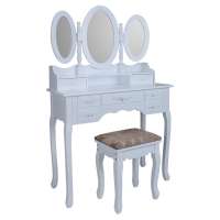 Yasen Houseware Outlets Dressing Table With Mirror,Make Up Dressing Table Furniture