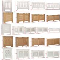 wholesale Radiator Cover White Unfinished Modern Traditional Wood Grill Cabinet Furniture