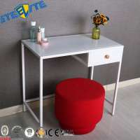 Metal Steel Computer Desk Bedroom Workstation Table Girls Dresser Table Design