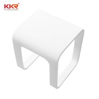 Morden Bathroom Acrylic Shower Stool Solid Surface Shower Bath Stool Shower Seat Resting Chair Stool