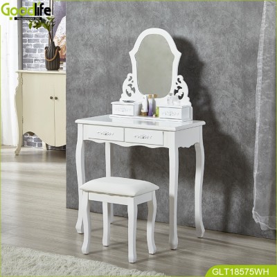 Classic luxurious dressing table set with stool