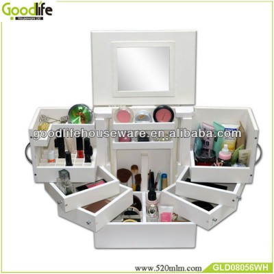 Mirrored make up cabinet wedding gift box for bride